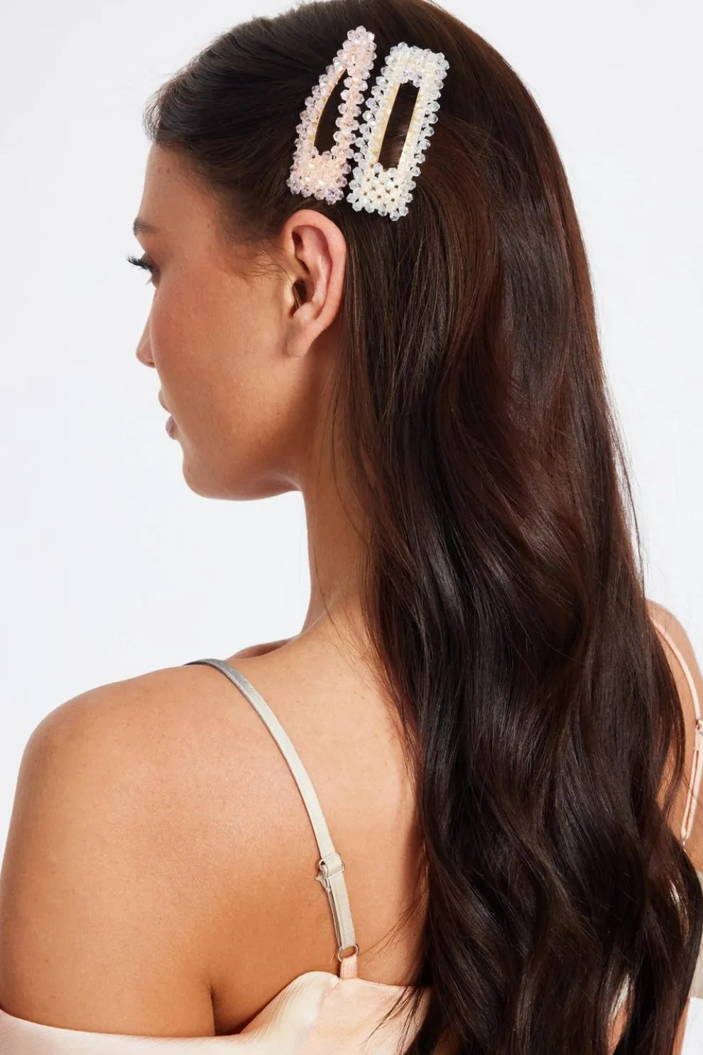 Beaded Hair Clip Set