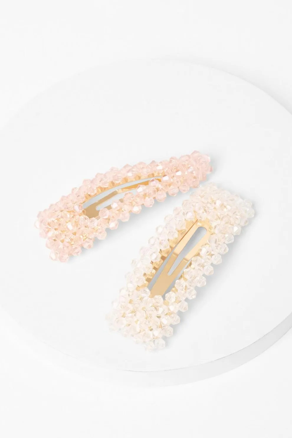 Beaded Hair Clip Set