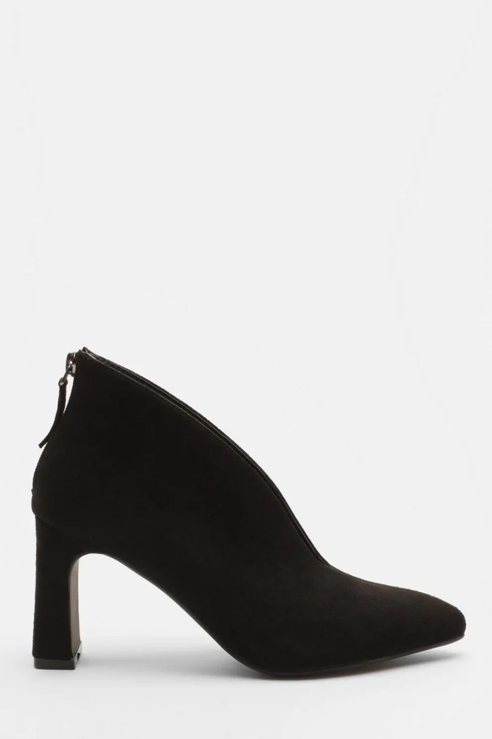 Black Block Heel Shoes Boots