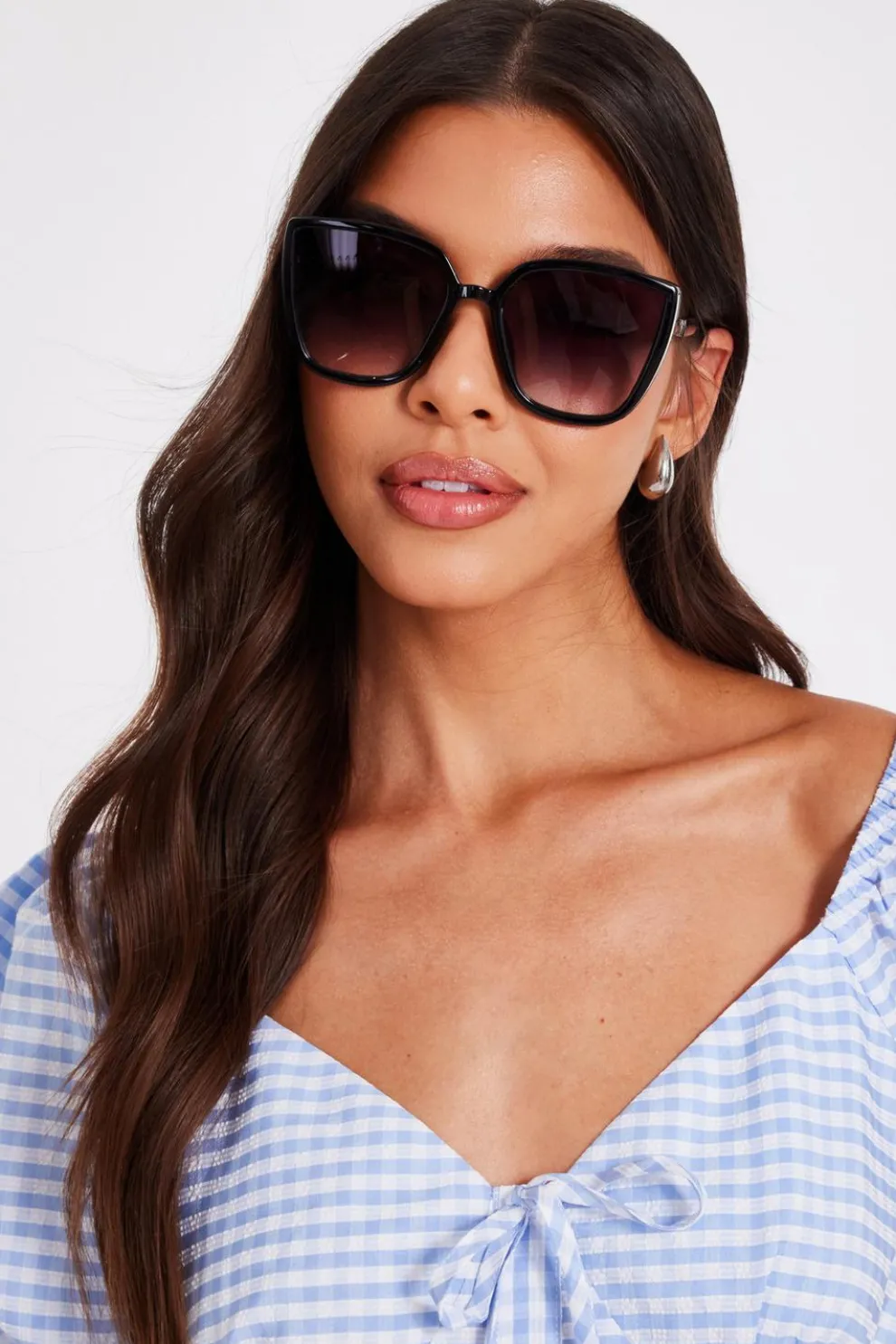 Black Cat Eye Sunglasses