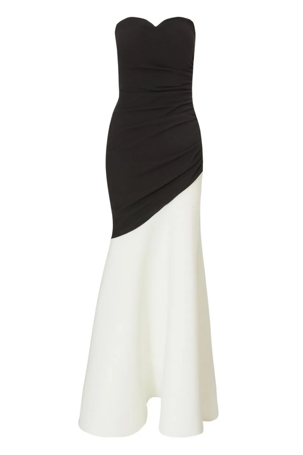 Black Contrast Maxi Dress