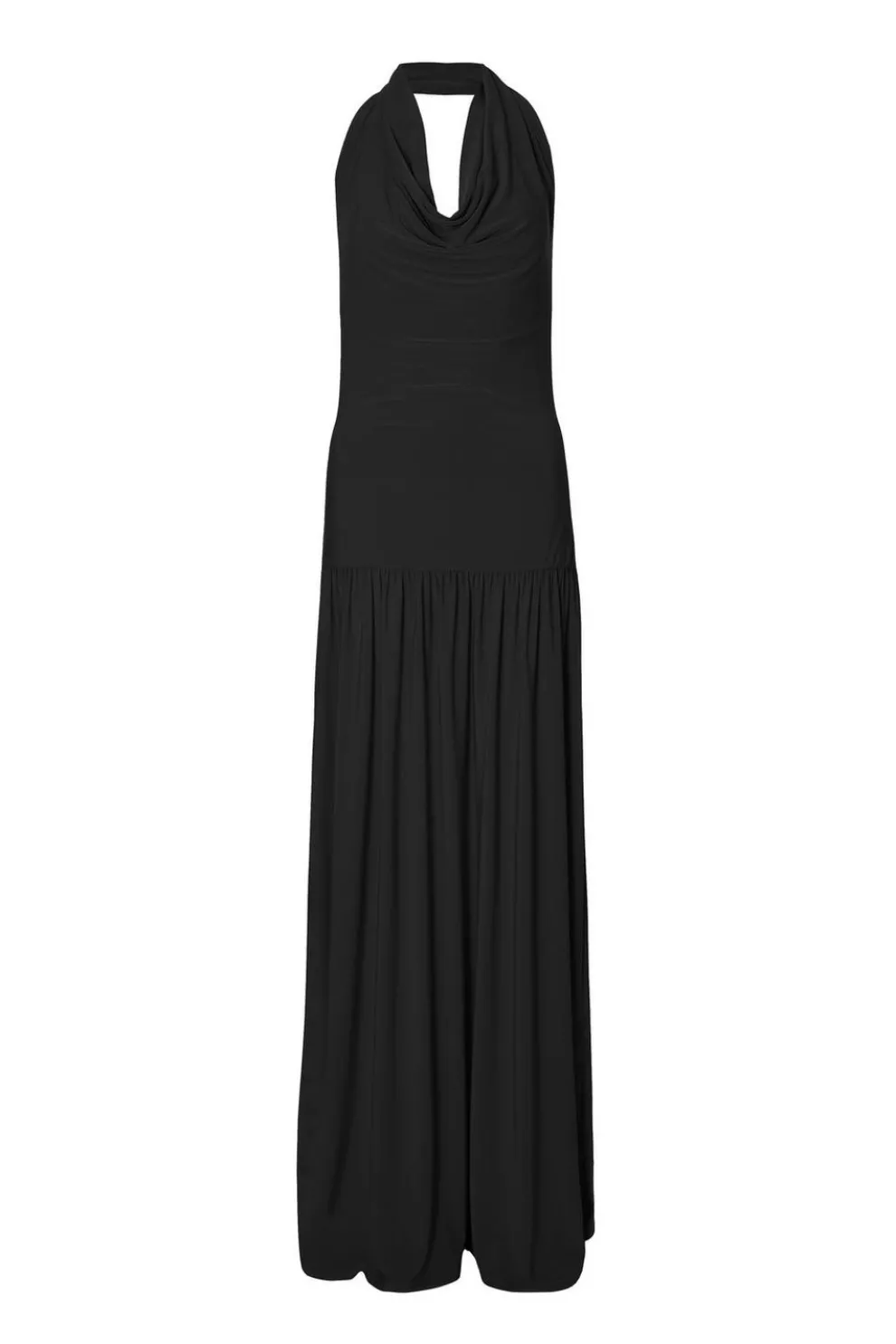 Black Cowl Neck Maxi Dress