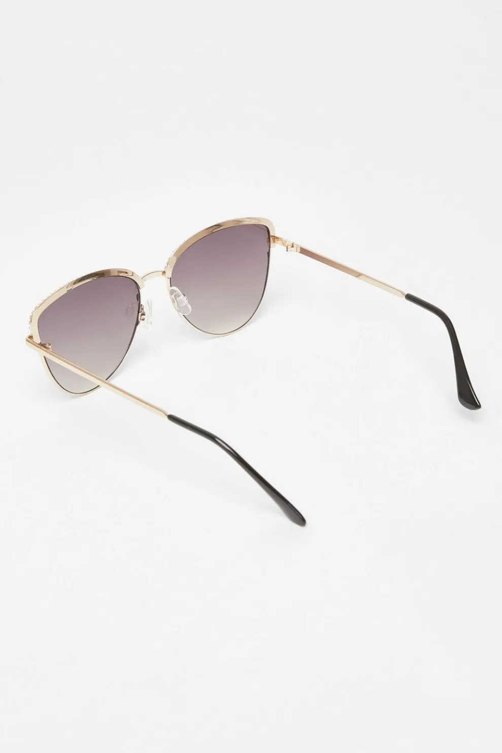 Black Diamante Trim Sunglasses