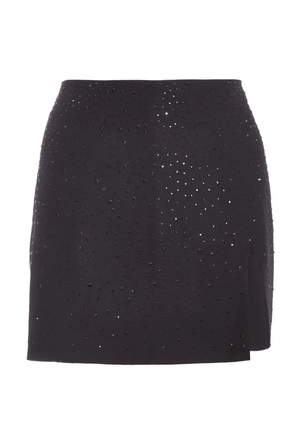 Black Embellished Skort