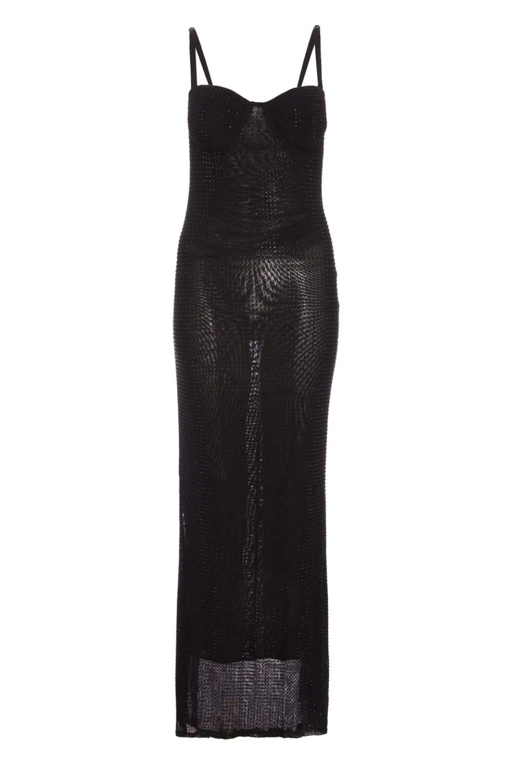 Black Embellished Maxi Dress