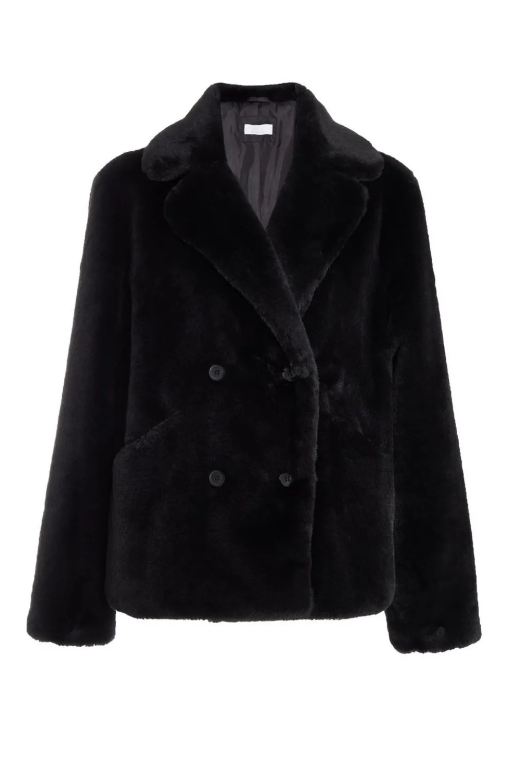 Black Faux Fur Jacket