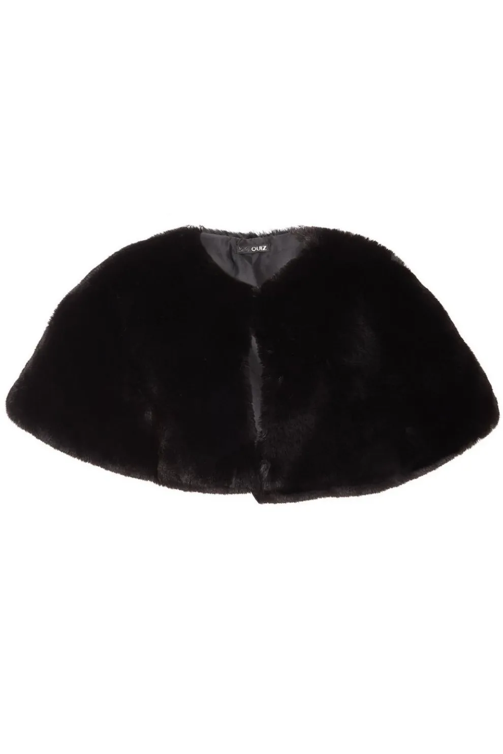 Black Faux Fur Wrap