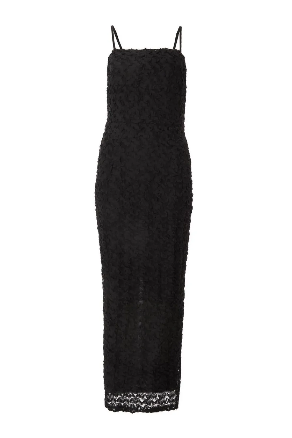 Black Floral Midaxi Dress