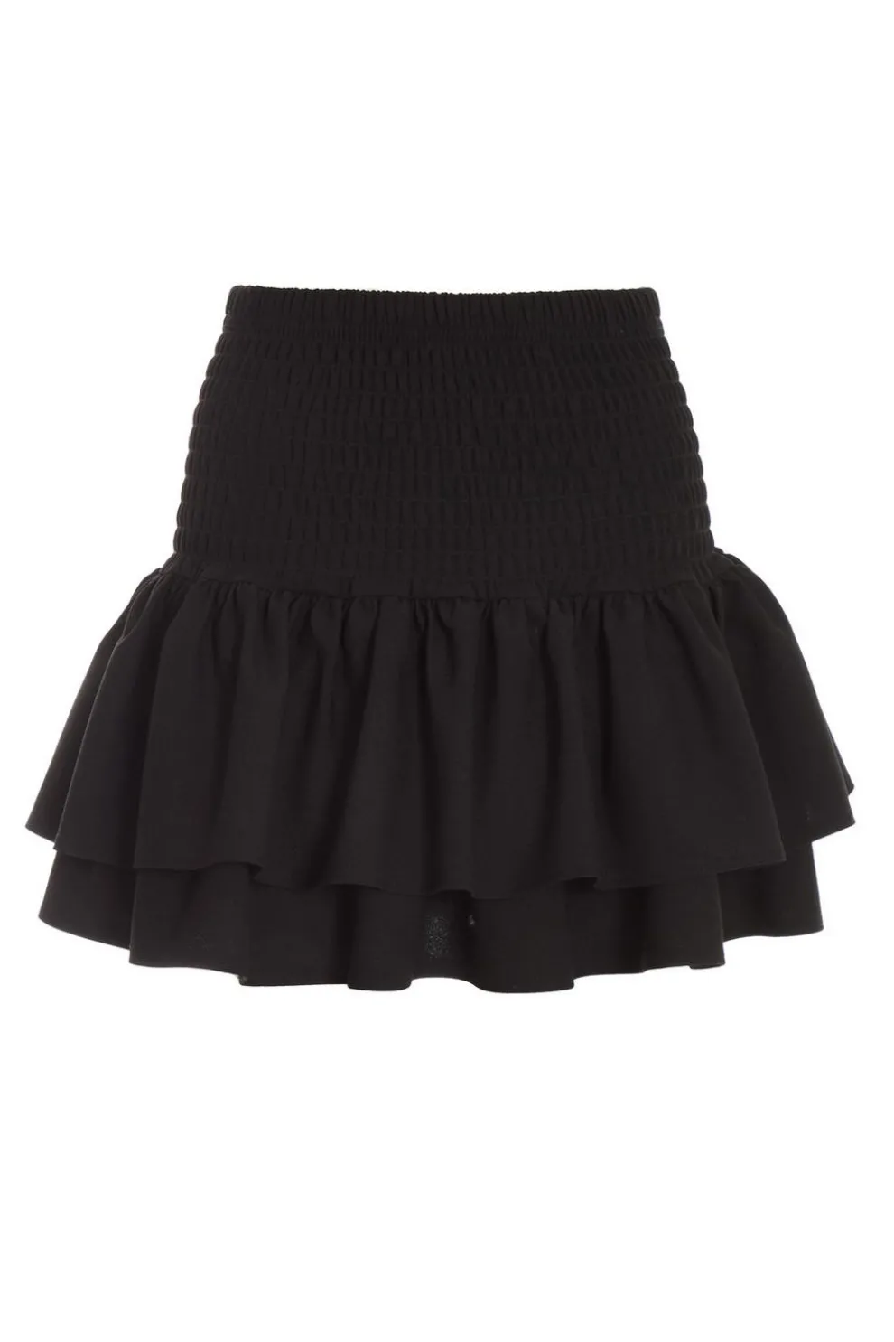 Black Frill Mini Skirt
