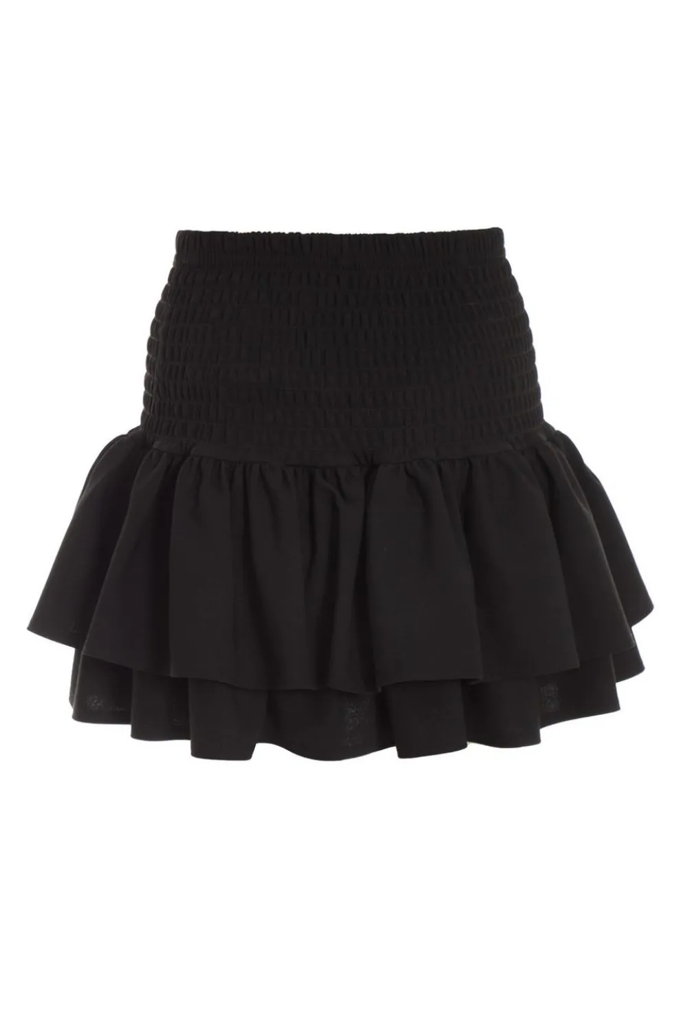 Black Frill Mini Skirt