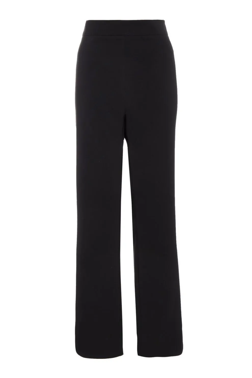 Black High Waisted Tailored Trousers
