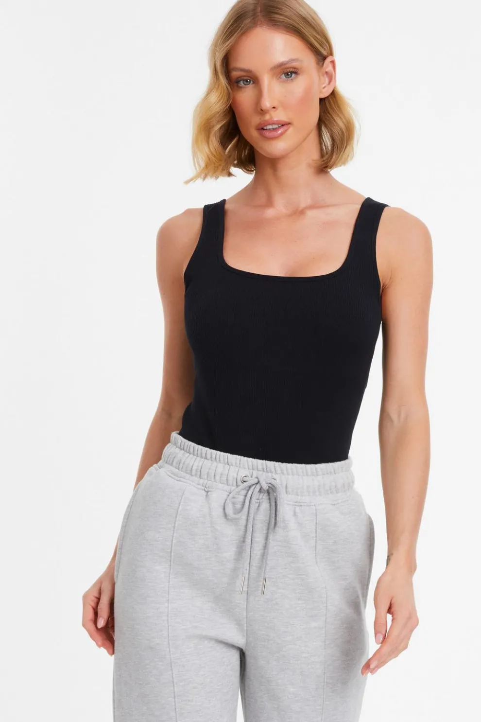 Black Seamless Bodysuit