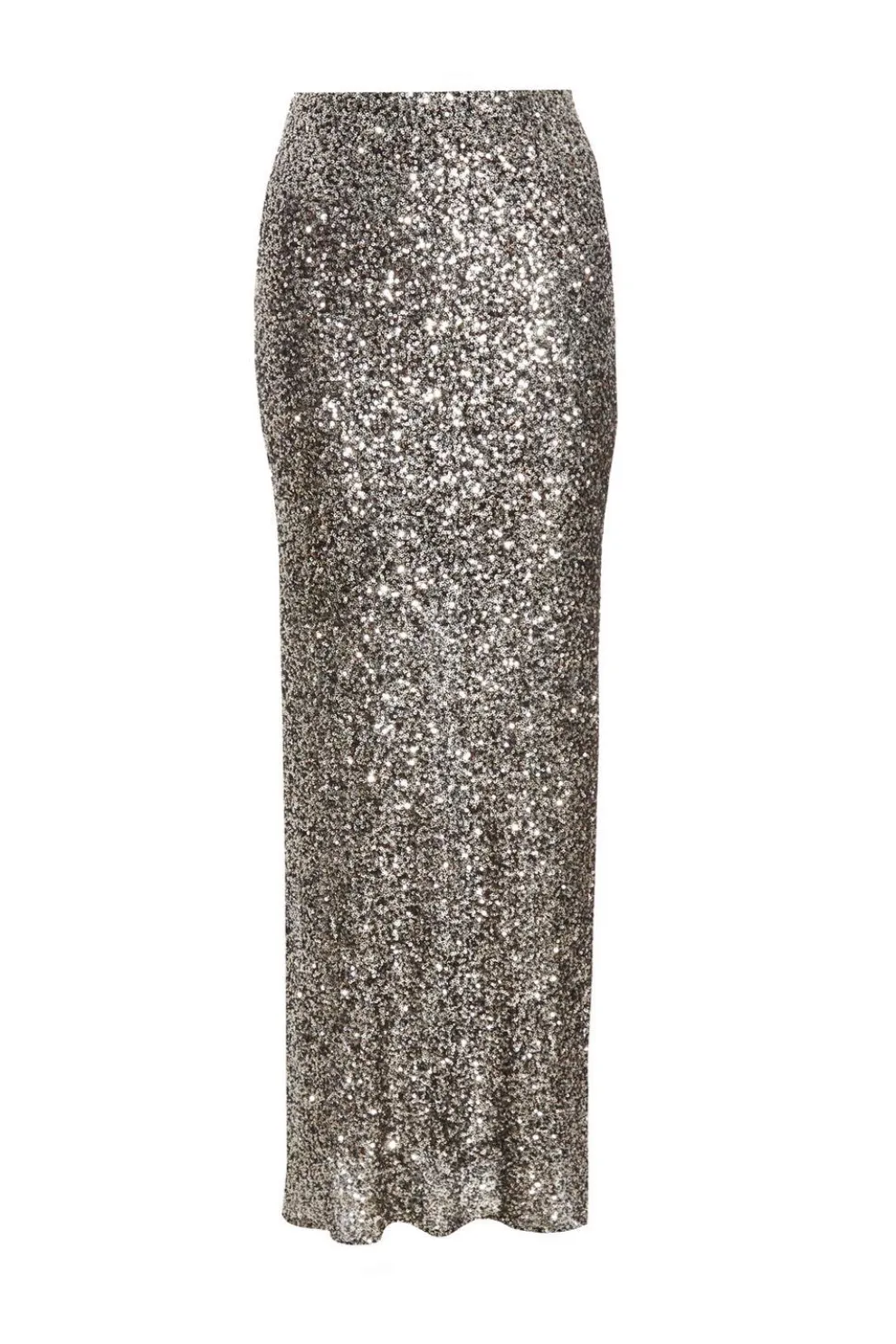 Black Sequin Midaxi Skirt