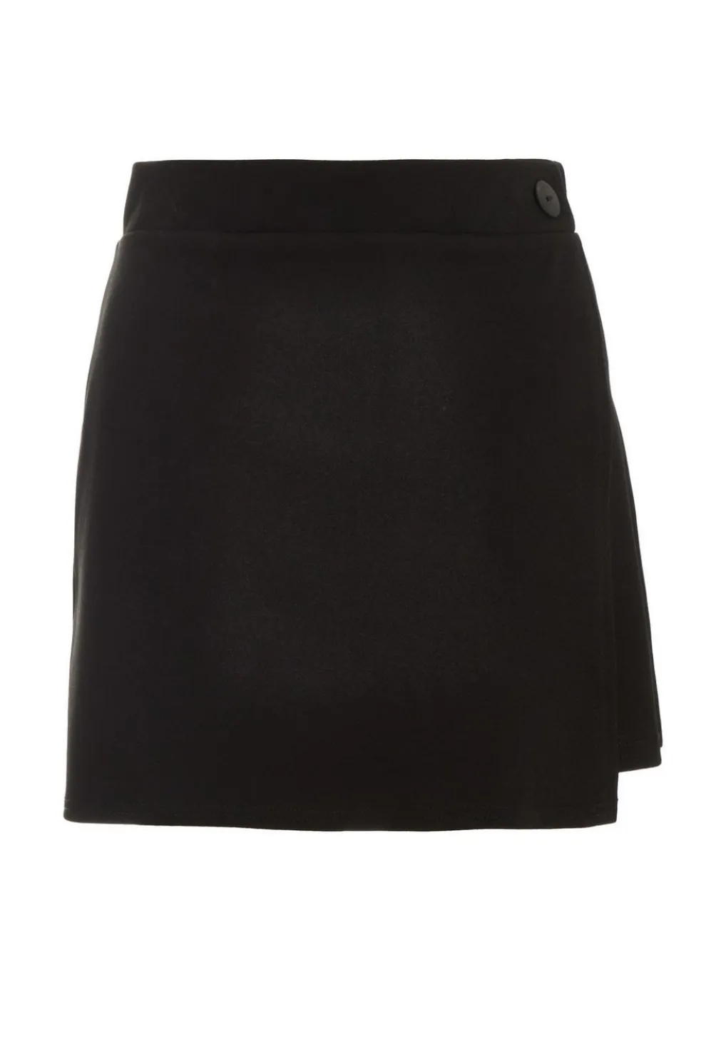 Black Wrap Skort
