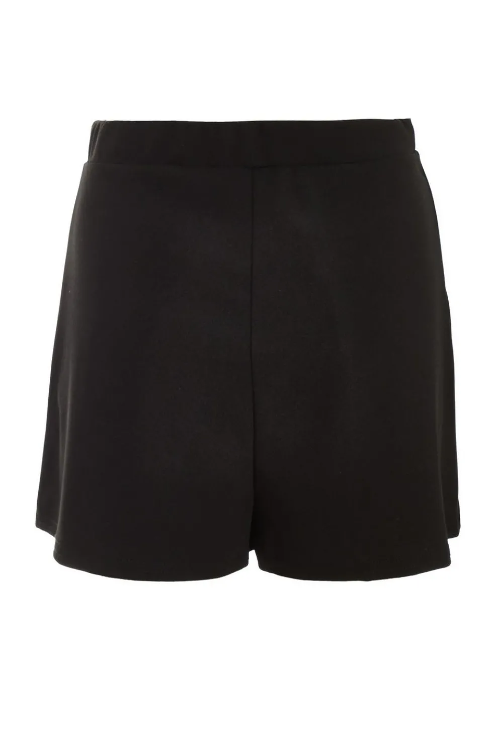 Black Wrap Skort