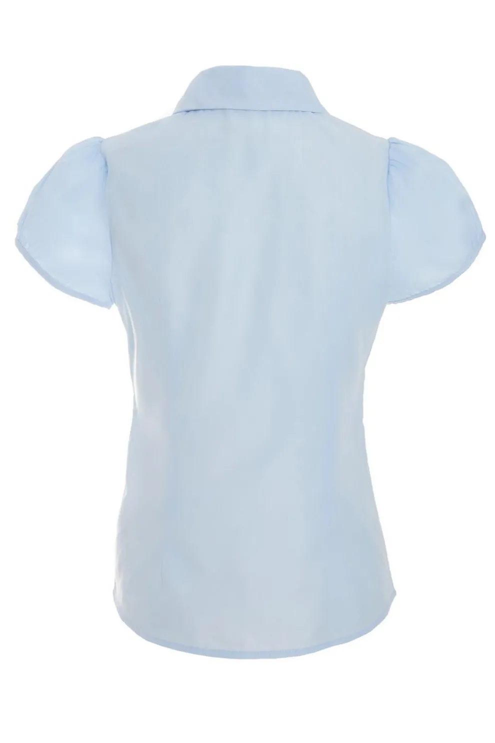 Blue Button Down Short Sleeve Shirt