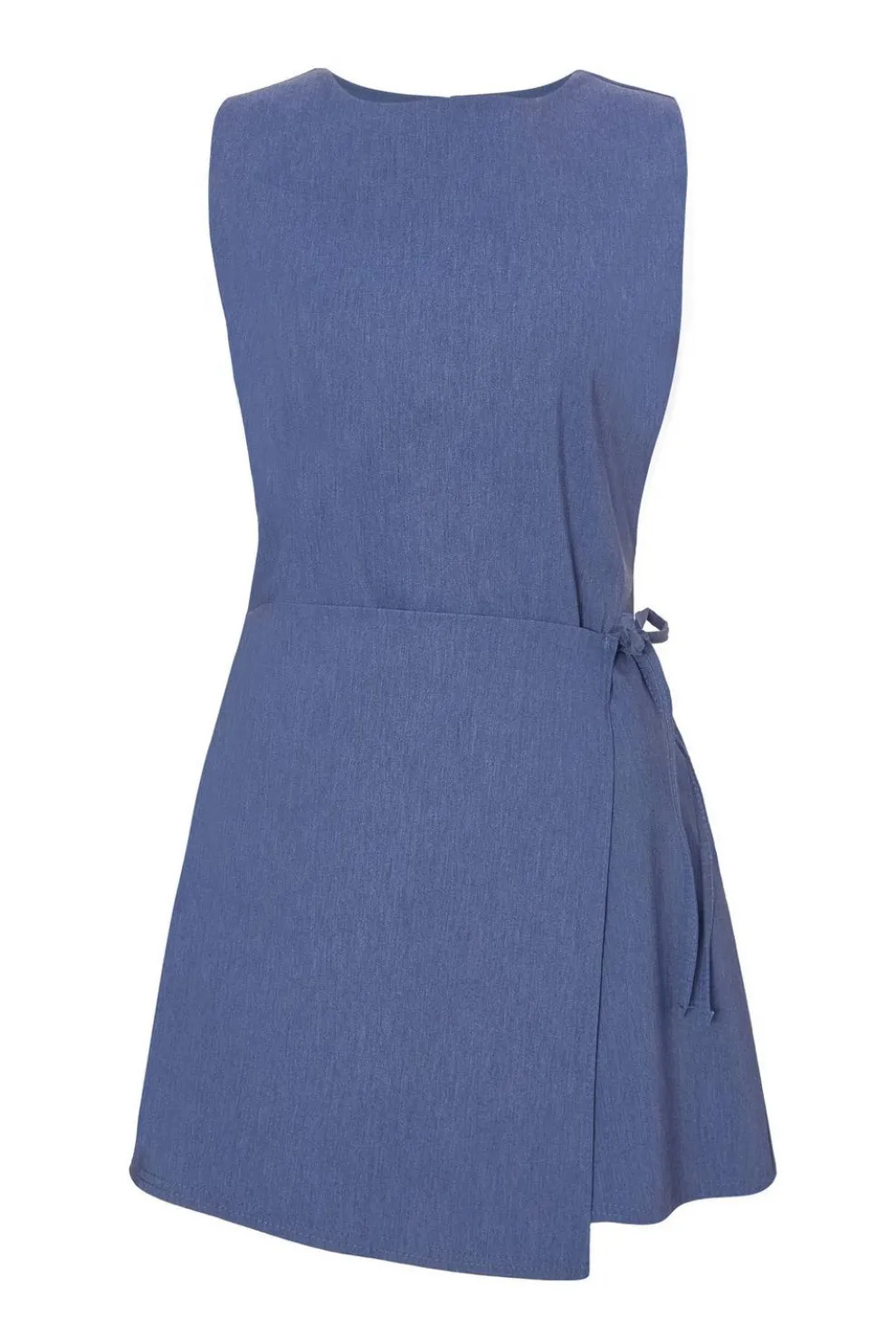 Blue Denim Wrap Playsuit
