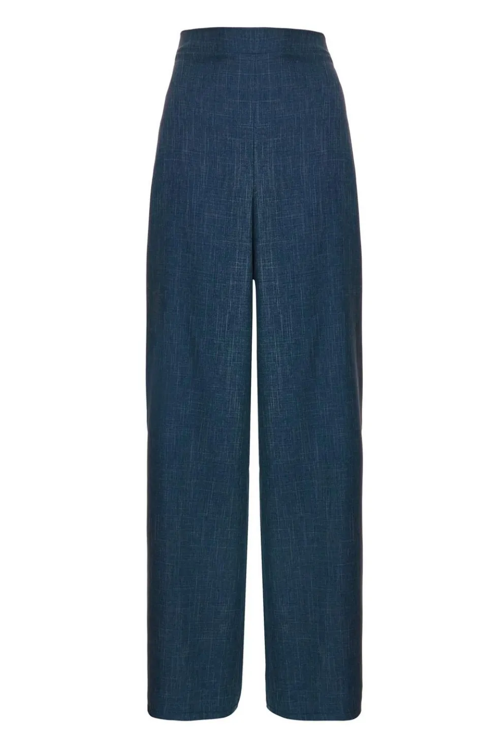 Blue Wide Leg Trousers