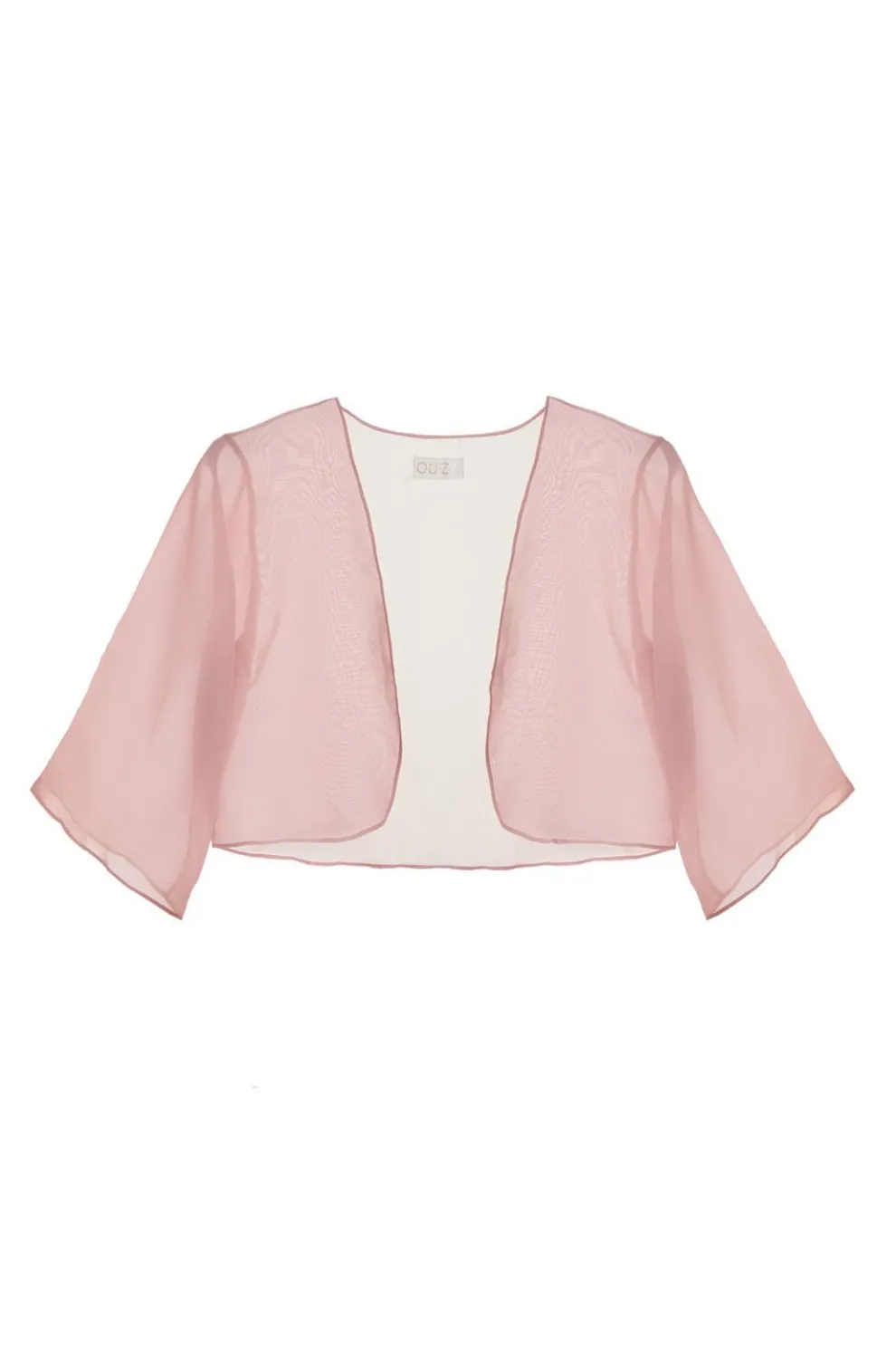 Blush Crop Sleeve Cover Up