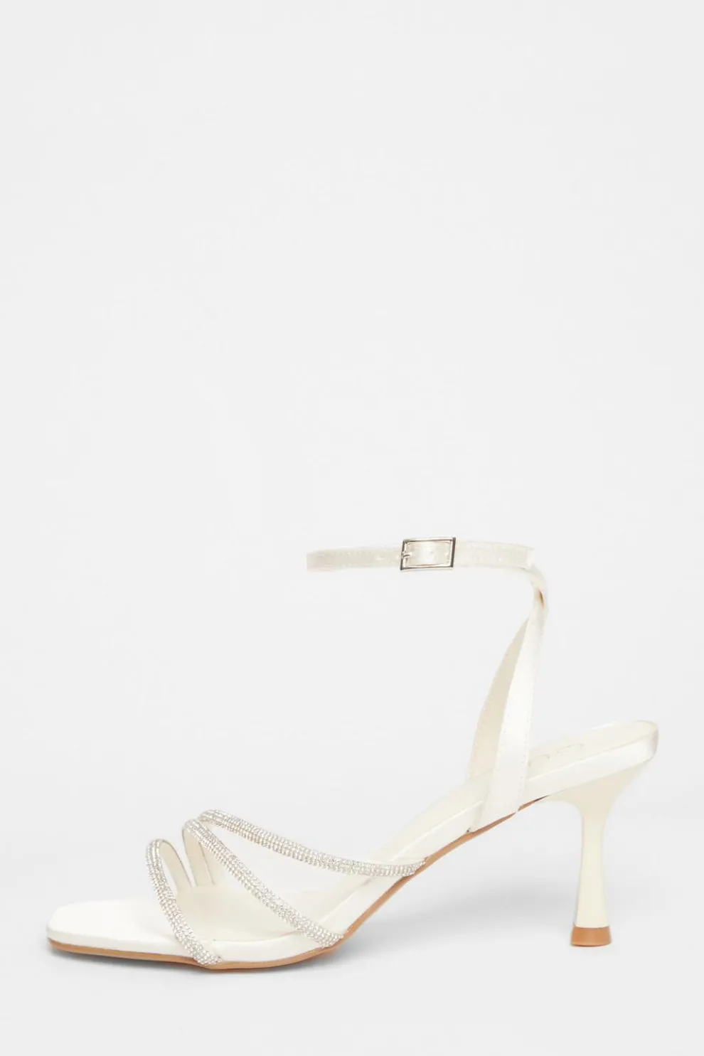 Bridal White Embellished Heels