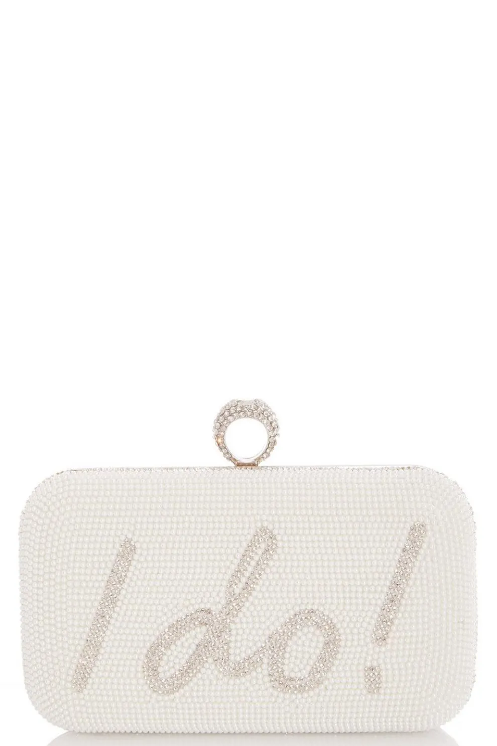 Bridal White Ring Box Bag