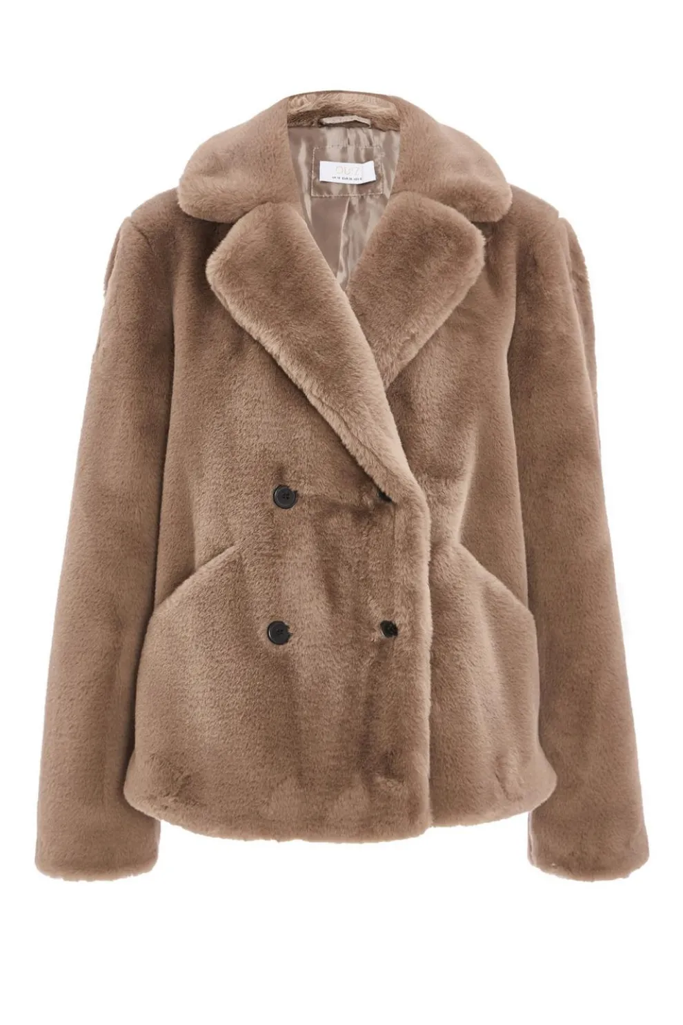 Brown Faux Fur Jacket