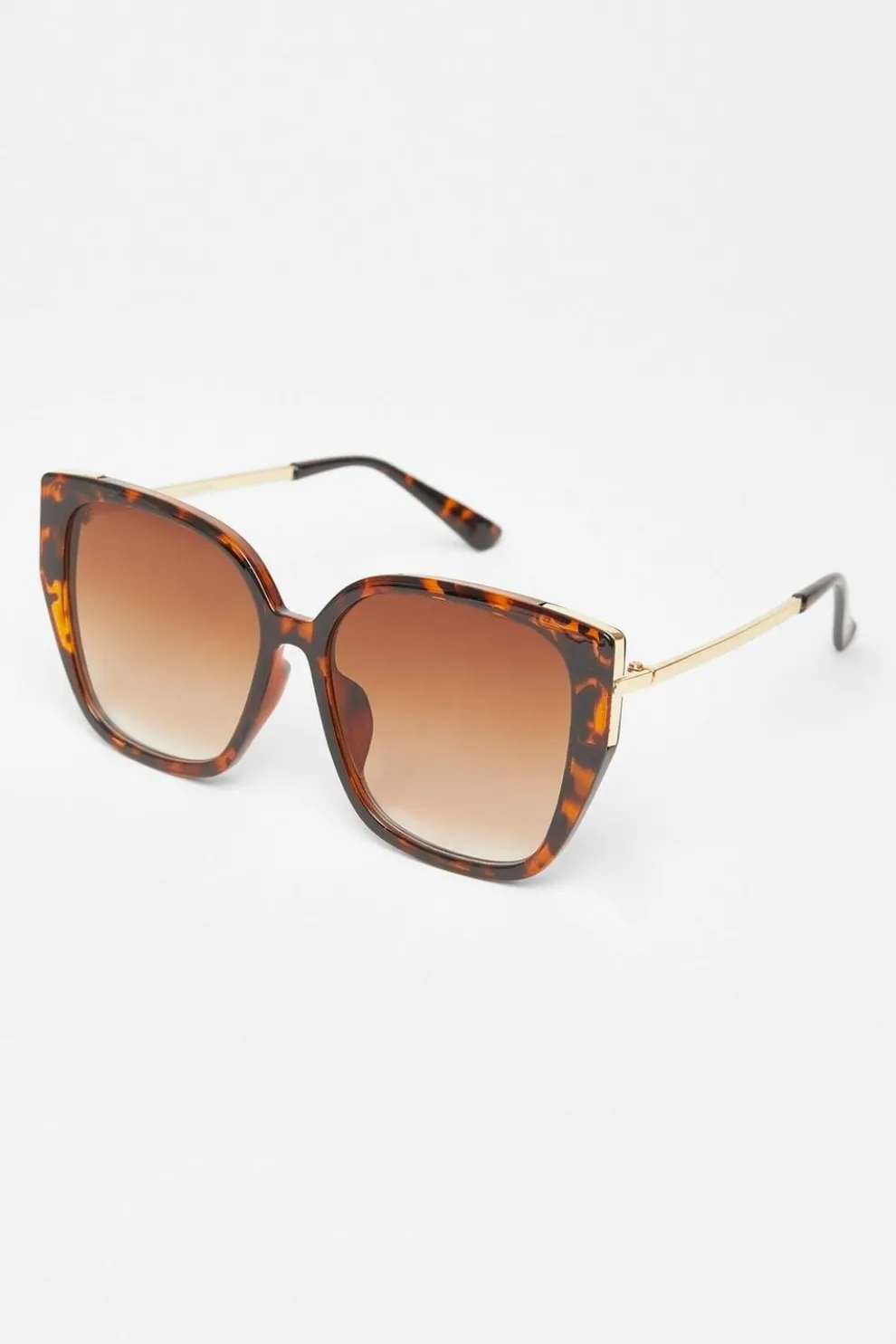 Brown Tortoiseshell Cat Eye Sunglasses