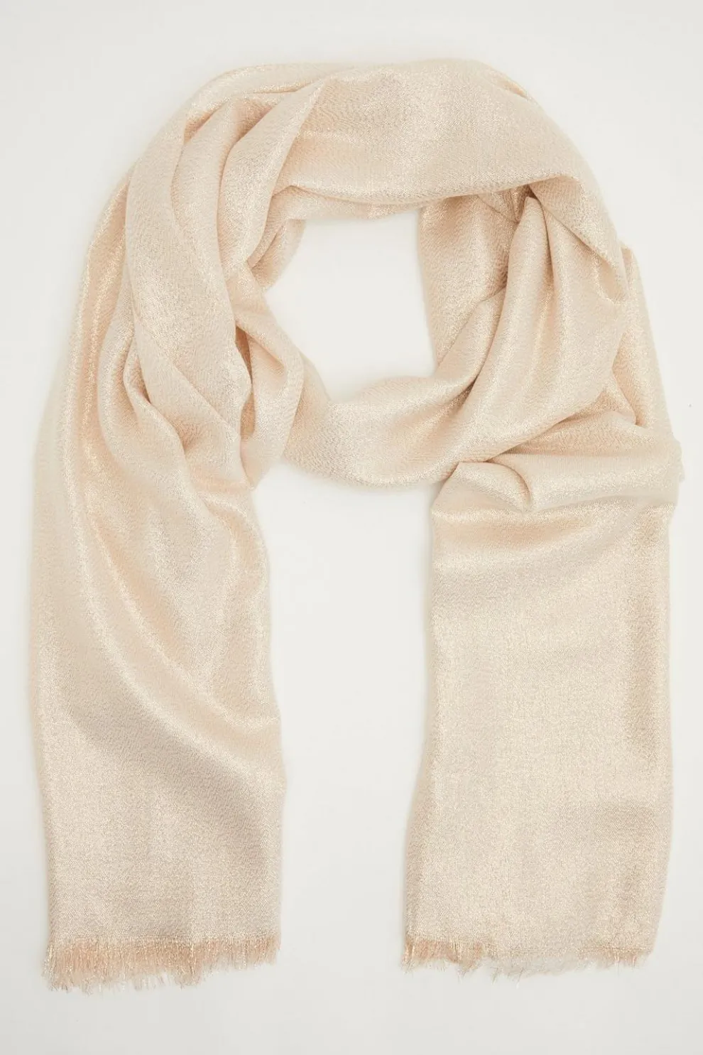 Champagne Shimmer Scarf