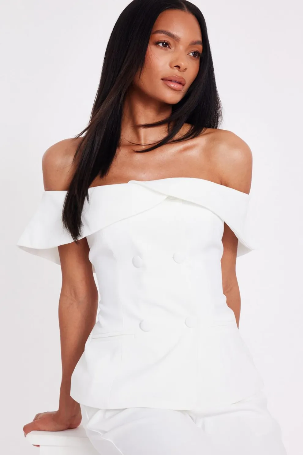 Cream Bardot Waistcoat