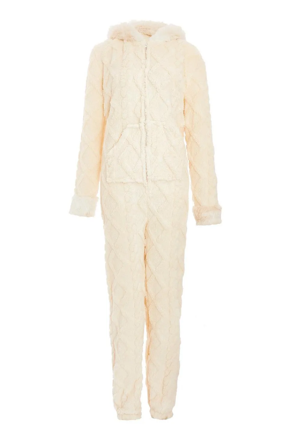 Cream Fleece Onesie