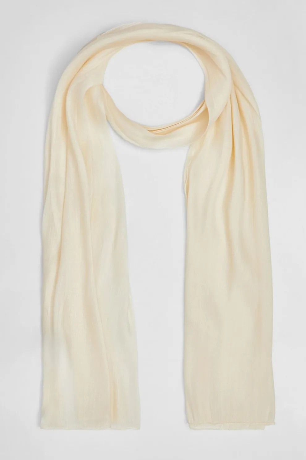 Cream Shimmer Scarf