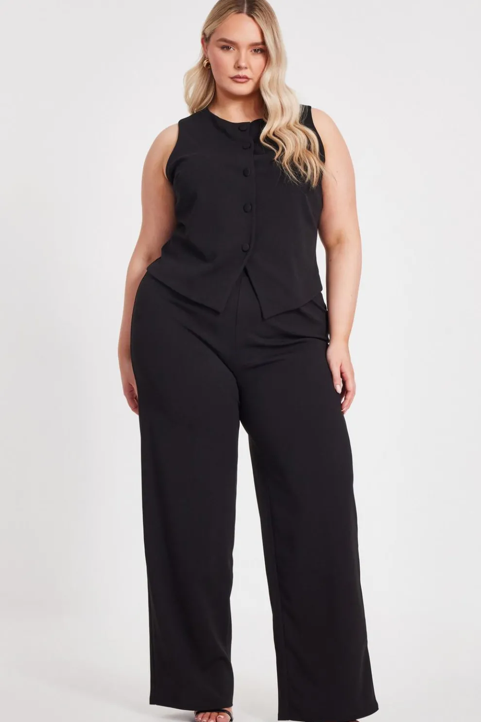 Curve Black Palazzo Trousers