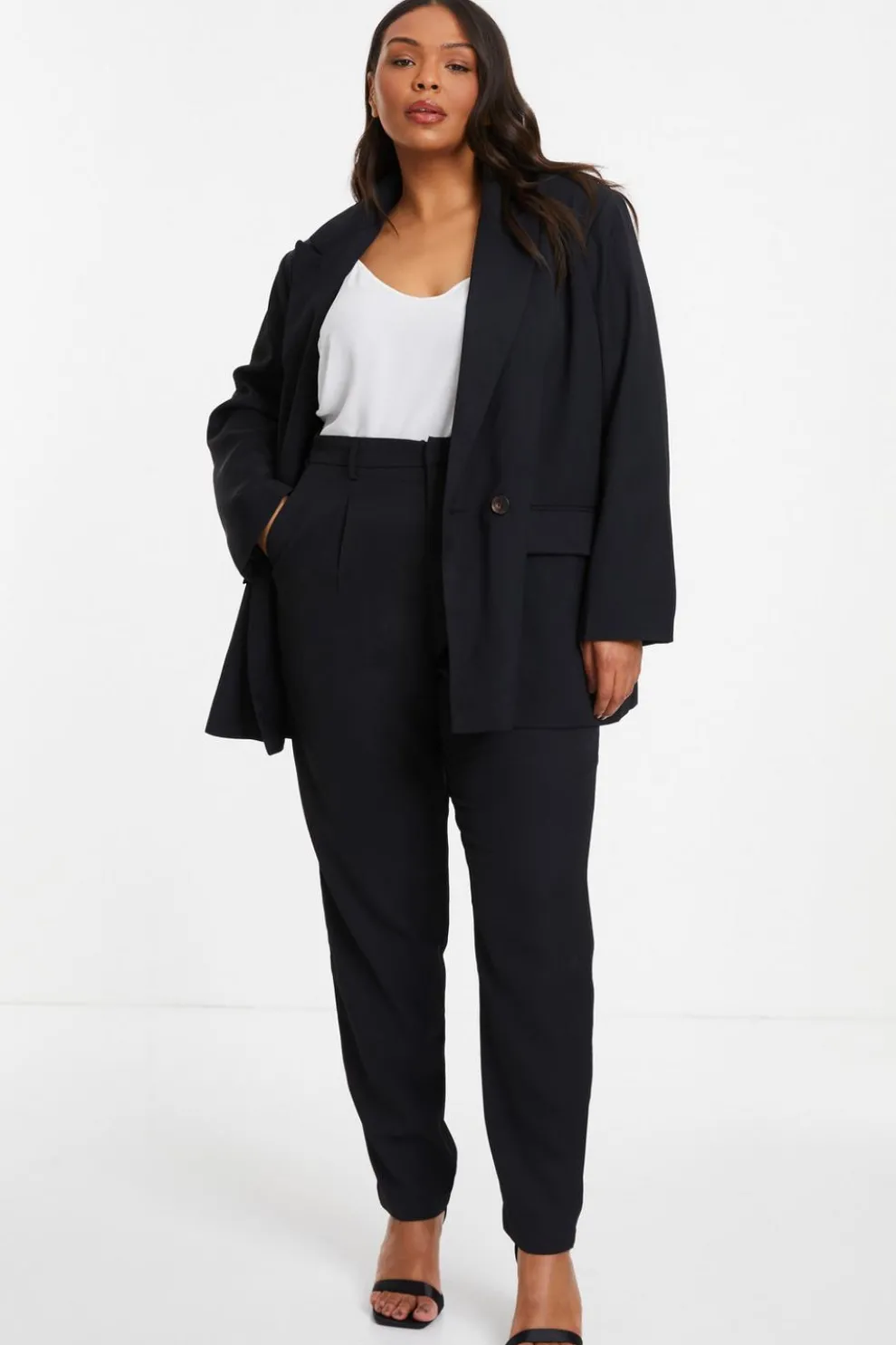 Curve Black Tailored Trousers