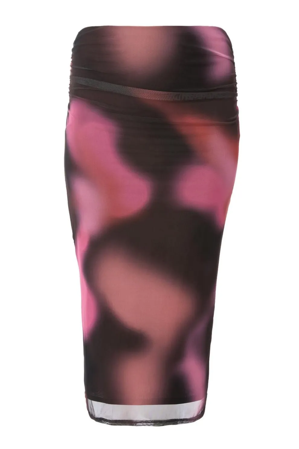 Curve Brown Marble Midaxi Skirt