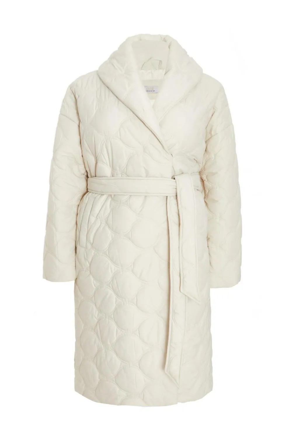 Curve Quilted Wrap Coat