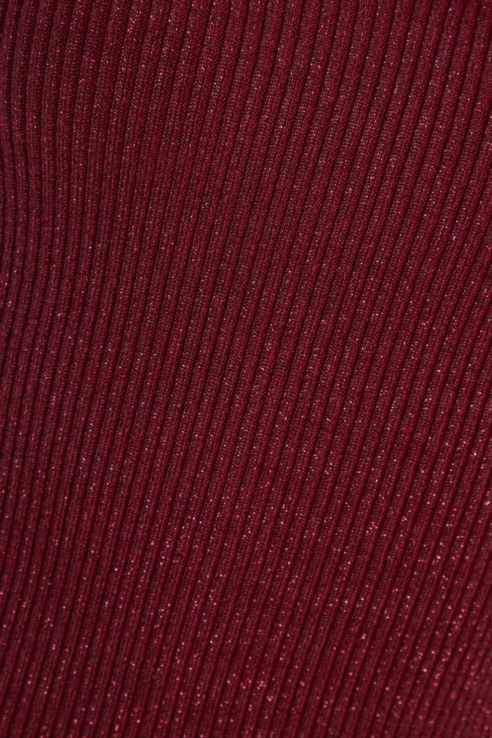 Dark Red Metallic Glitter Jumpper