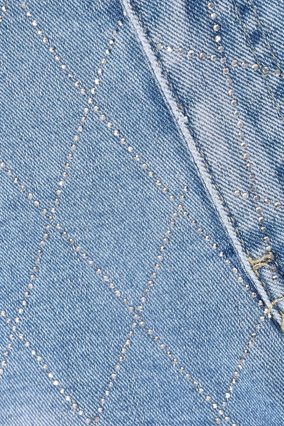 Denim Embellished Shorts