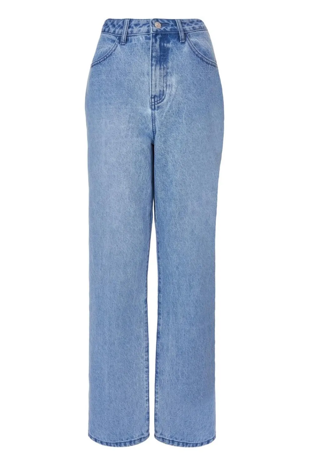 Denim Ruffle Heart Jeans