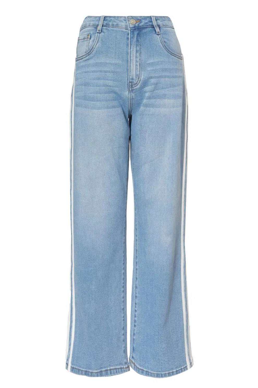 Denim Striped Side Jeans