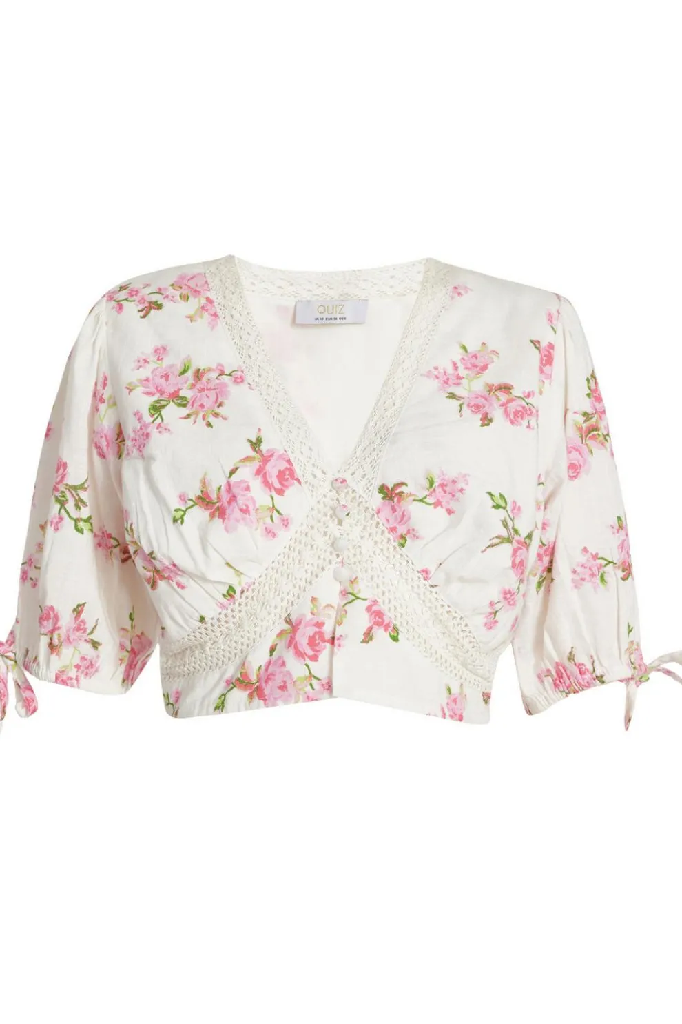 Floral Lace Crop Top