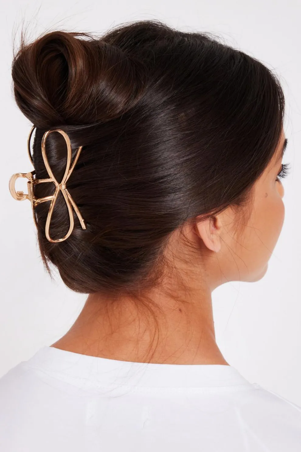 Gold Bow Hair Claw