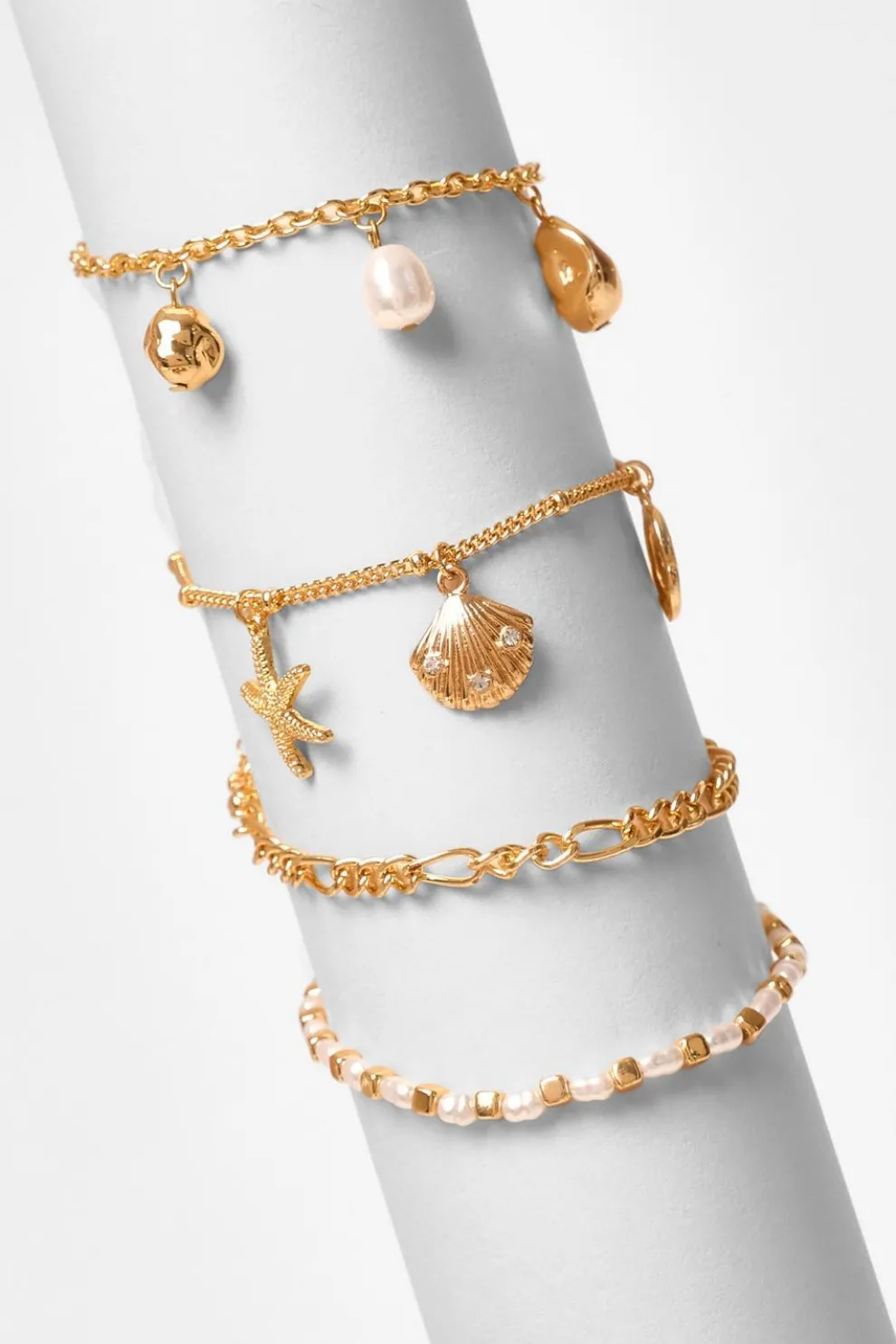 Gold Charm Bracelet