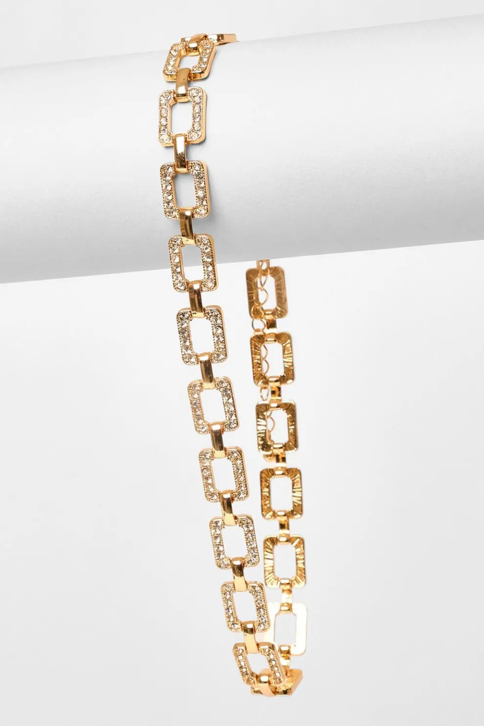 Gold Diamante Chain Necklace