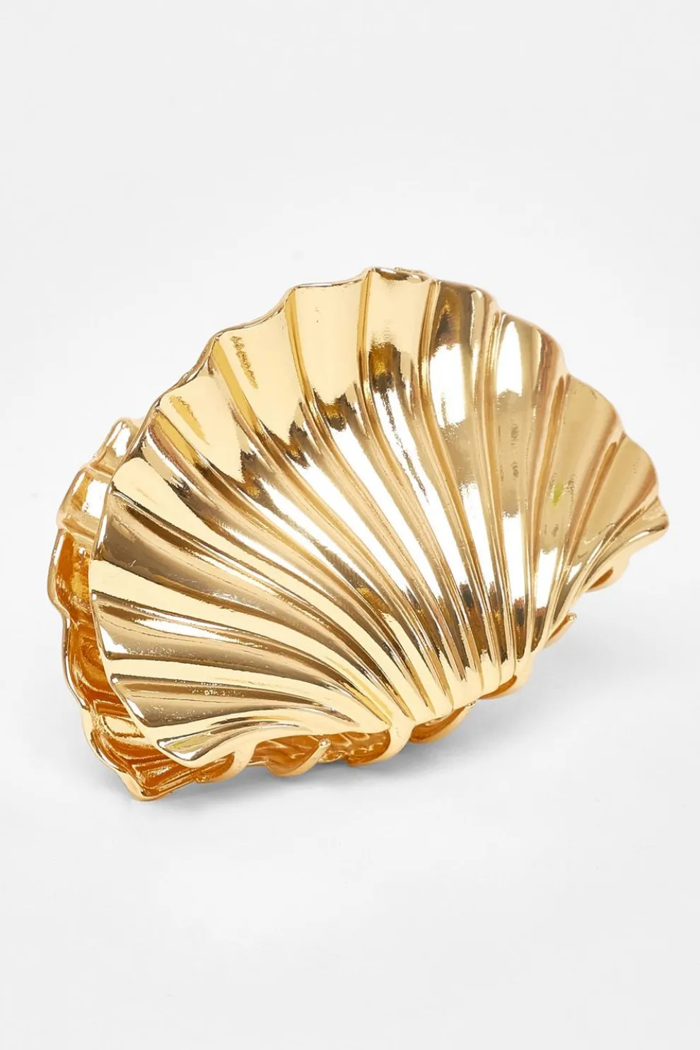 Gold Shell Hair Claw