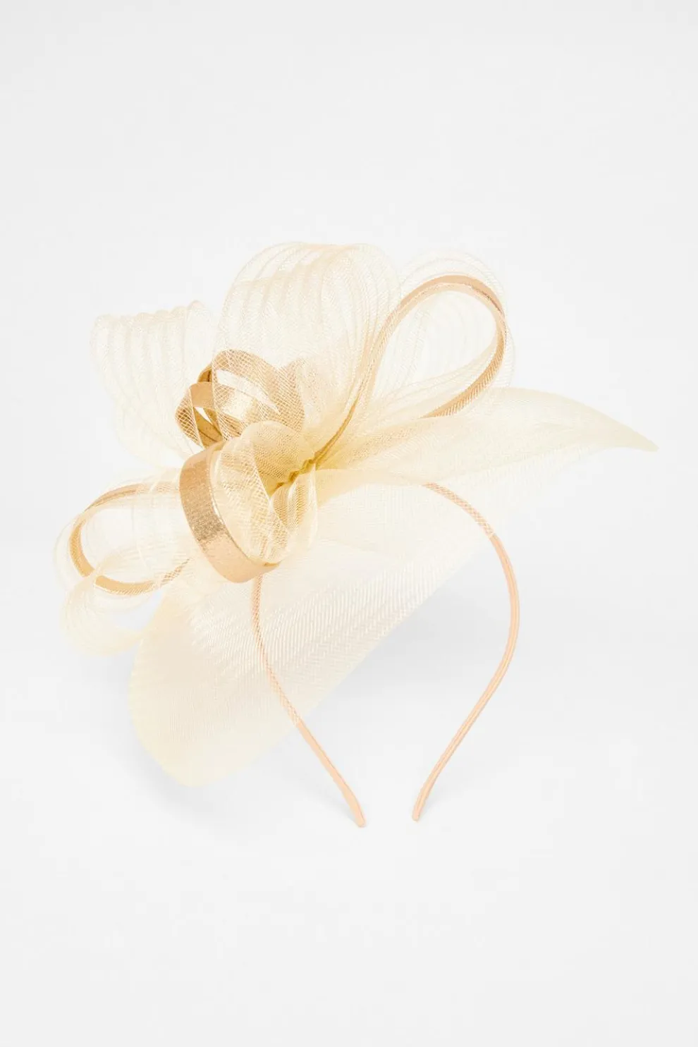 Gold Shimmer Loop Fascinator