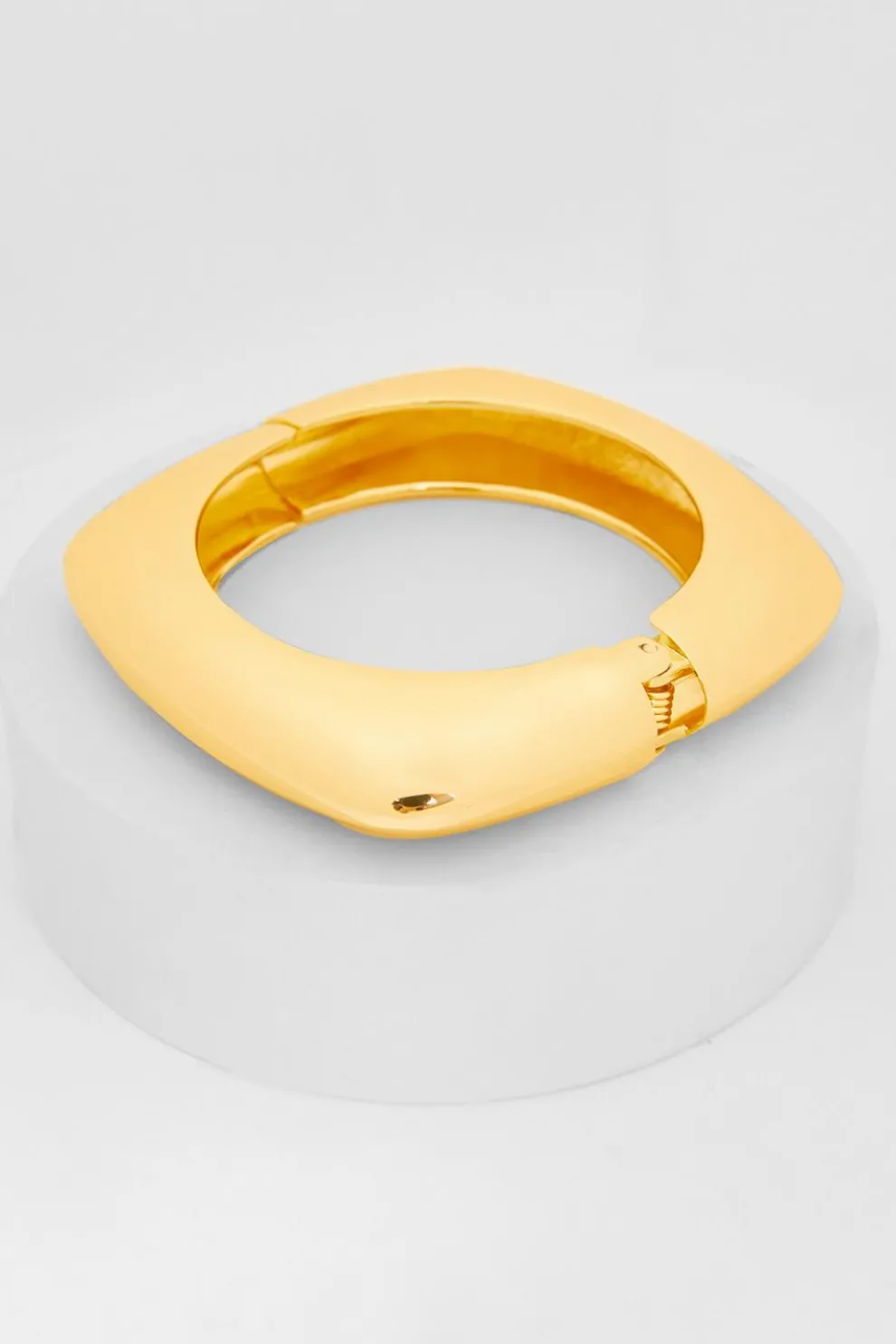 Gold Square Cuff Bracelet