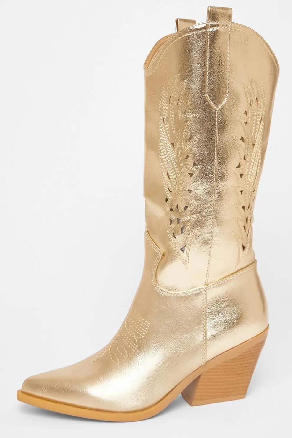 Gold Western Boots