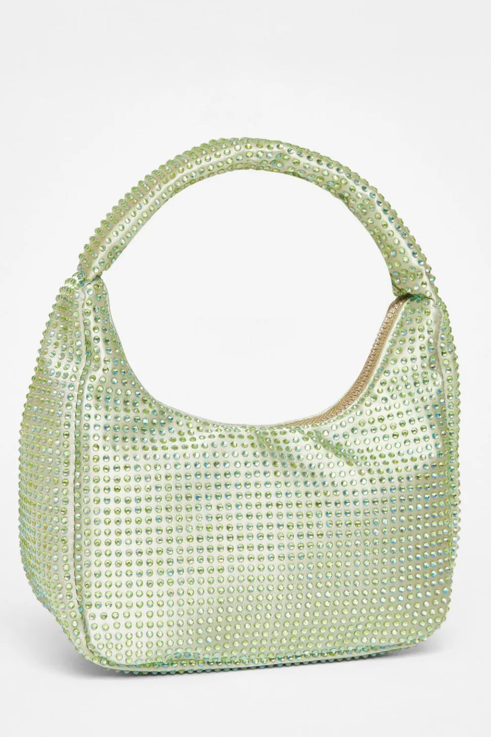 Green Diamante Mini Bag