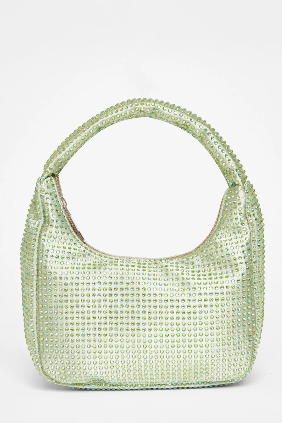 Green Diamante Mini Bag