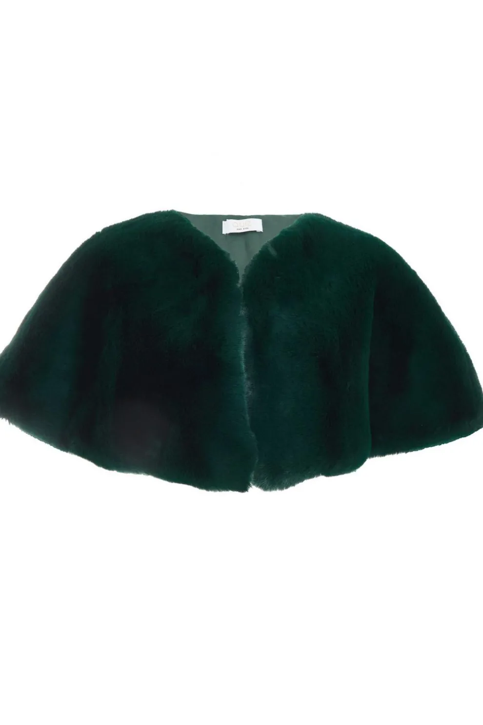 Green Faux Fur Wrap